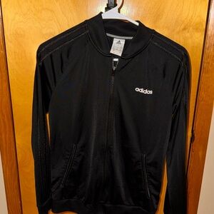 Adidas Women's Black Zip-Up Hoodie